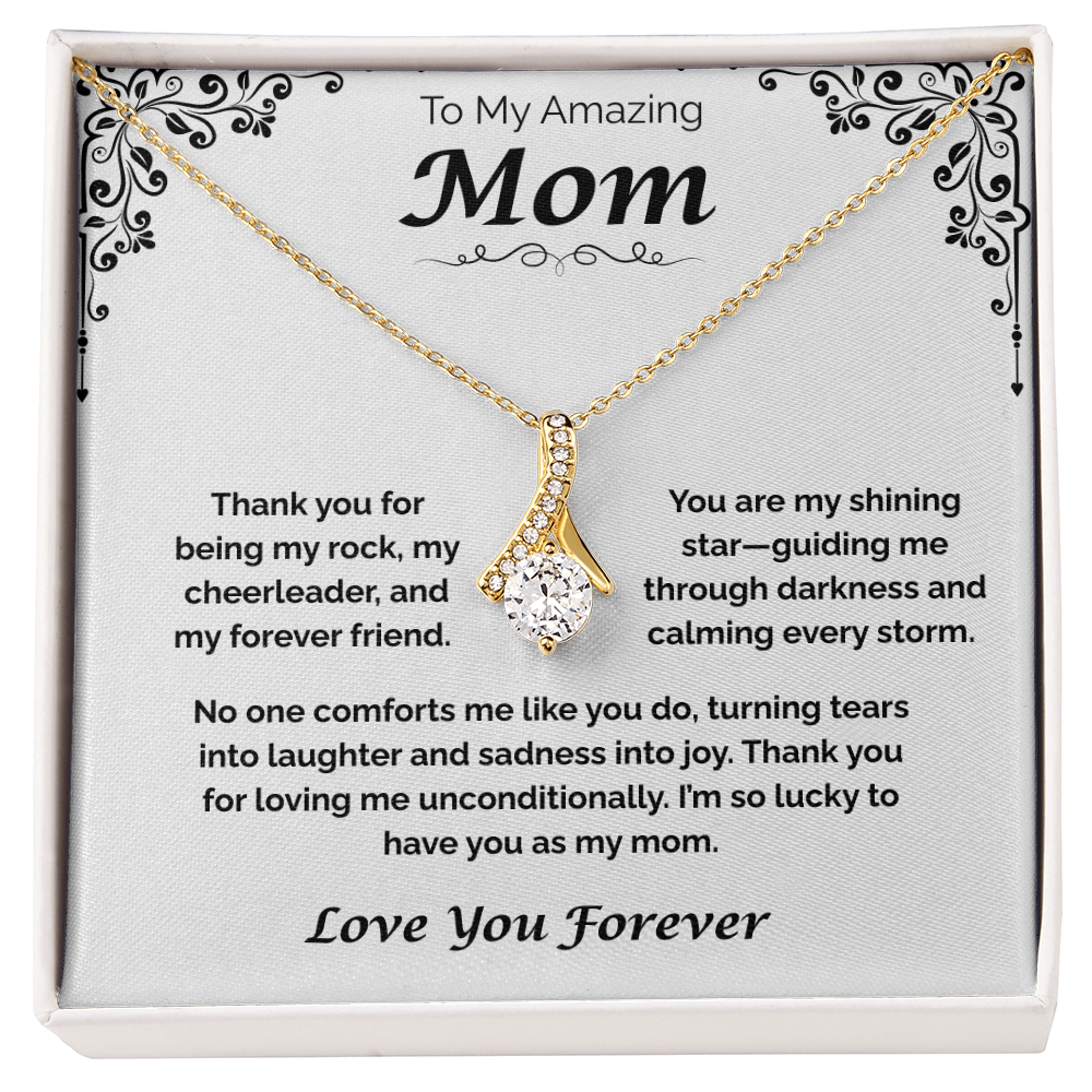 To My Amazing Mom — Grateful for Your Love & Guidance, Alluring Love Necklace