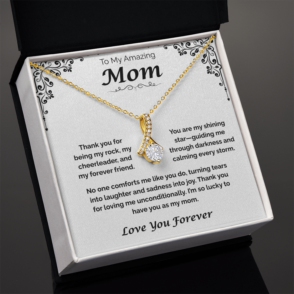 To My Amazing Mom — Grateful for Your Love & Guidance, Alluring Love Necklace