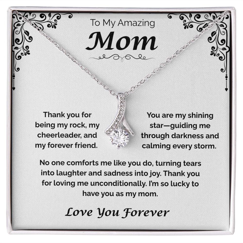 To My Amazing Mom — Grateful for Your Love & Guidance, Alluring Love Necklace