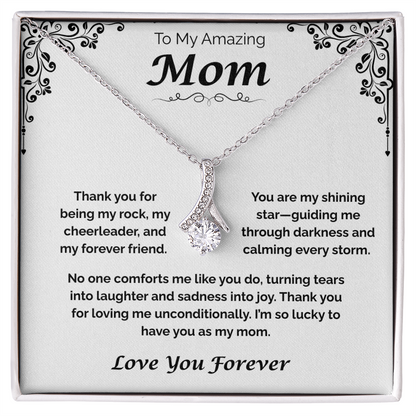 To My Amazing Mom — Grateful for Your Love & Guidance, Alluring Love Necklace