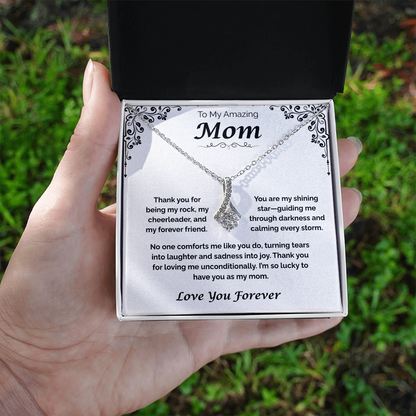 To My Amazing Mom — Grateful for Your Love & Guidance, Alluring Love Necklace