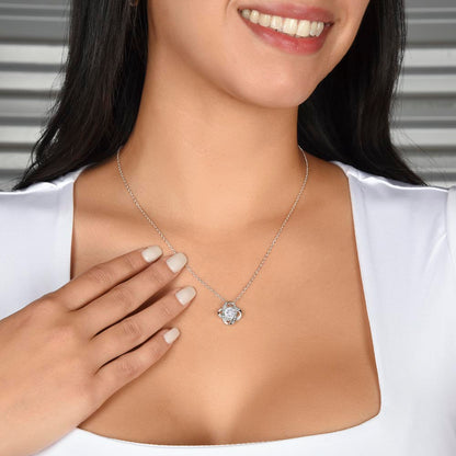 To My Daughter, For Your Graduation — Your Next Chapter Begins, Love Knot Necklace