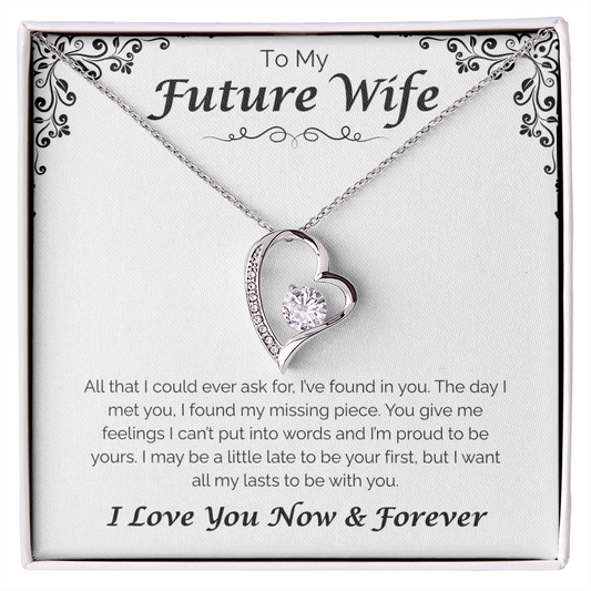 To My Future Wife — Found in You, Forever Love Necklace