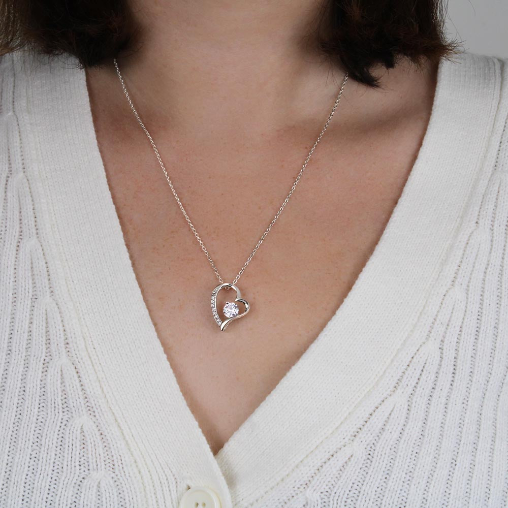 To My Wonderful Daughter — Always In My Heart, Forever Love Necklace