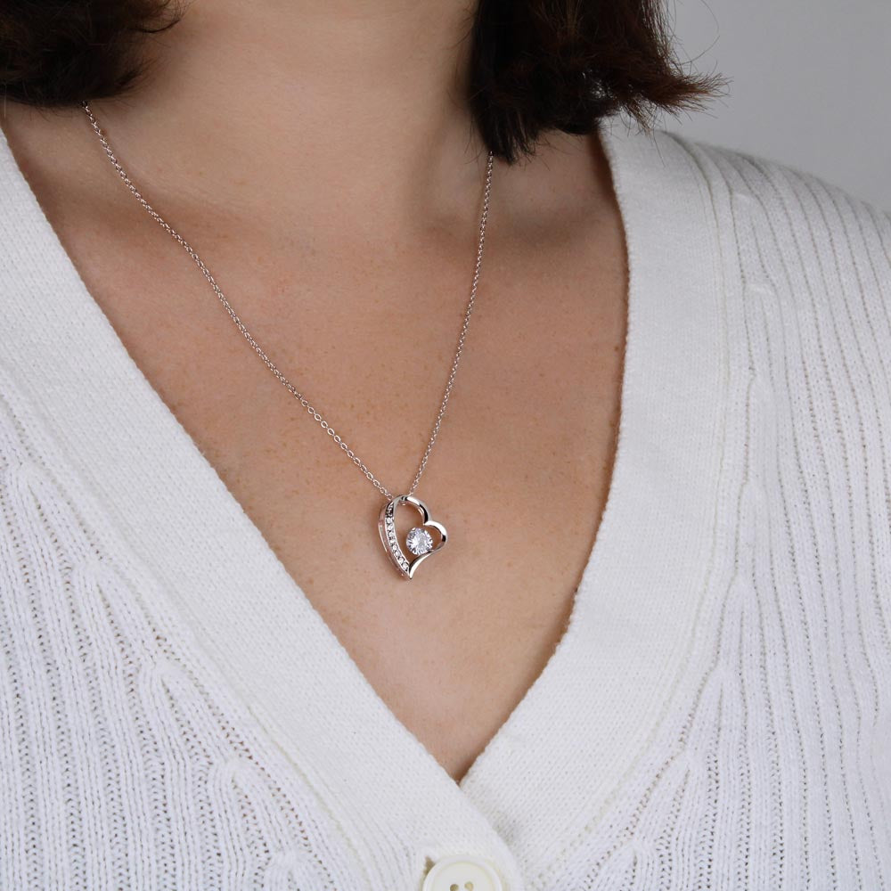 To My Beautiful Daughter — Always Believe in Yourself, Forever Love Necklace