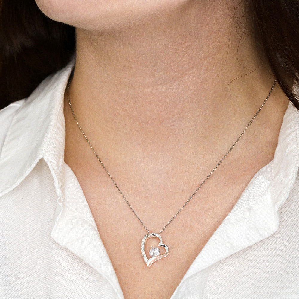 To My Wonderful Mom — All My Blessing Trace Back to You, Forever Love Necklace