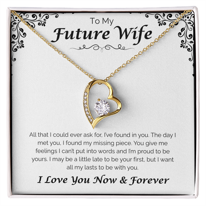 To My Future Wife — Found in You, Forever Love Necklace